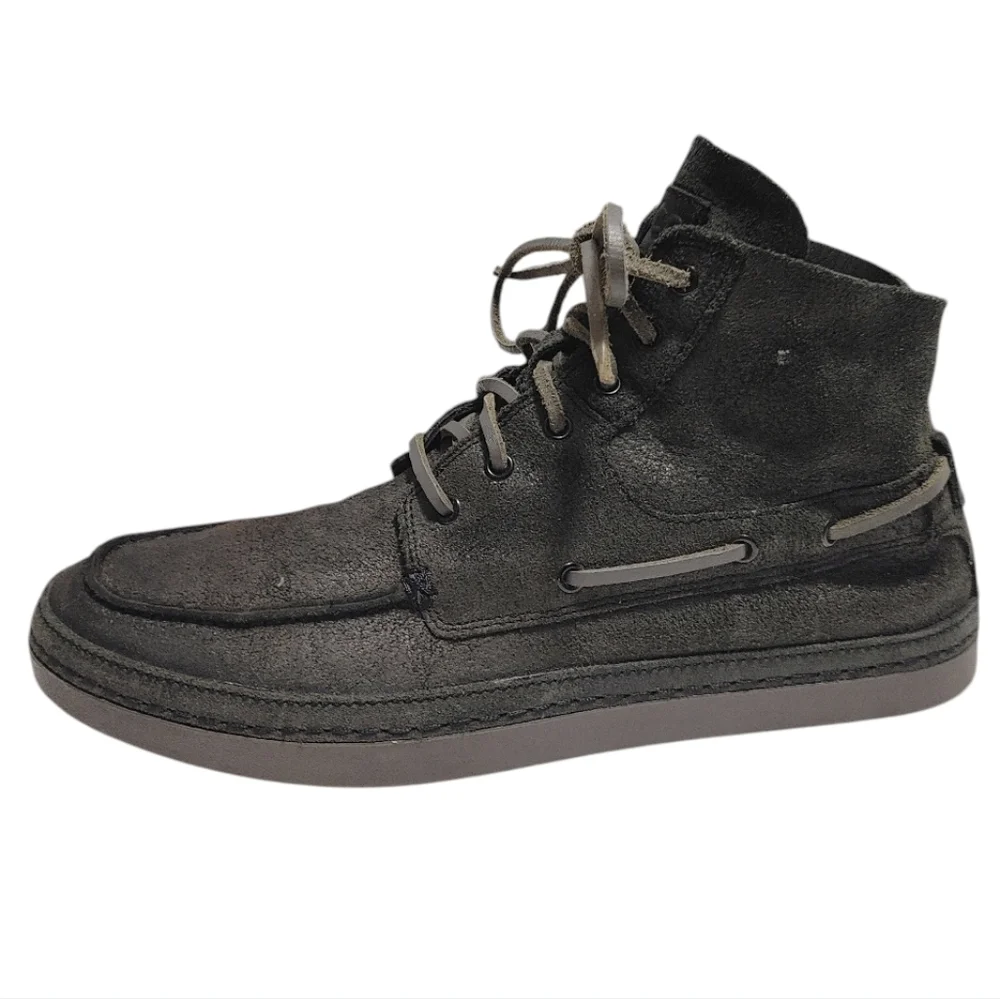 UGG Bayne Black Suede Lace Up Chukka Ankle Boots Mens Size 10.5
